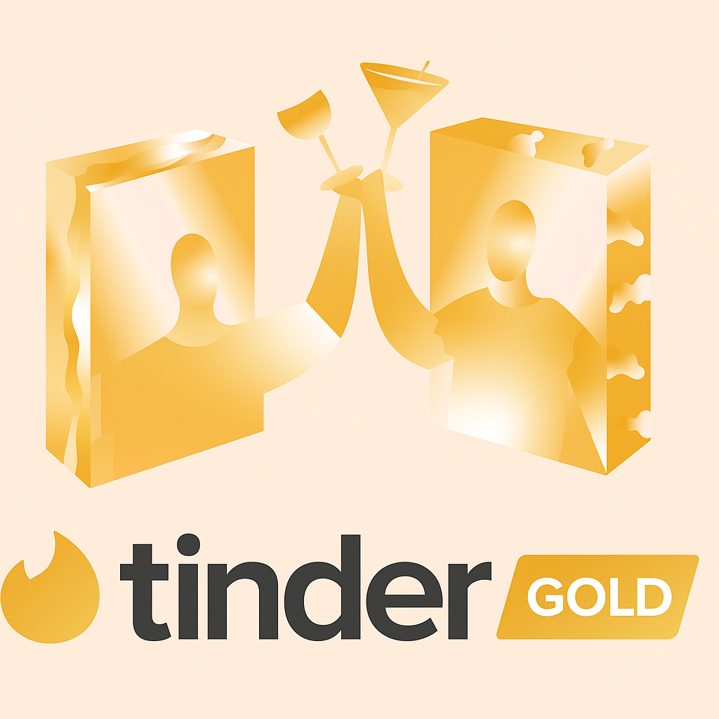 TINDER GOLD-GESCHENKKARTE 1 Monat.