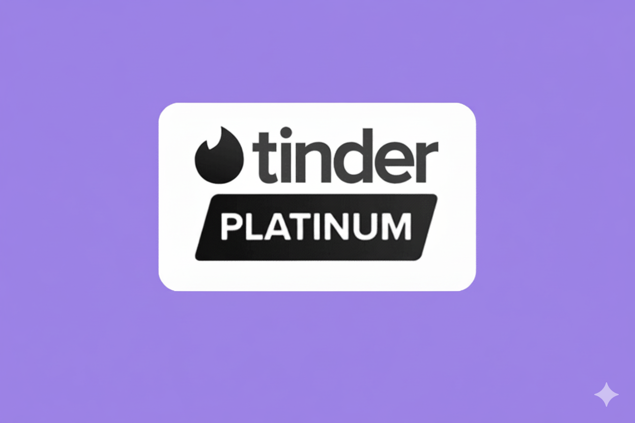 TINDER PLATINUM GESCHENKKARTE 6 Monate.